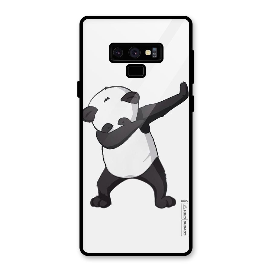 Dab Panda Shoot Glass Back Case for Galaxy Note 9