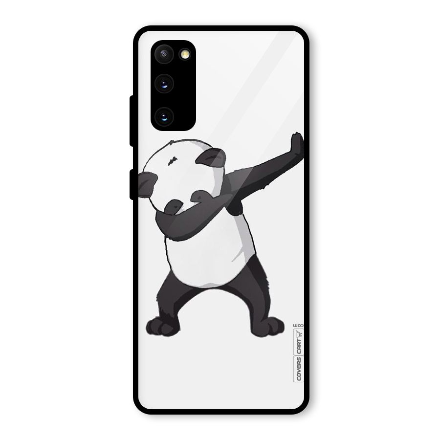 Dab Panda Shoot Glass Back Case for Galaxy S20 FE 5G