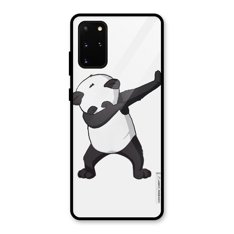 Dab Panda Shoot Glass Back Case for Galaxy S20 Plus