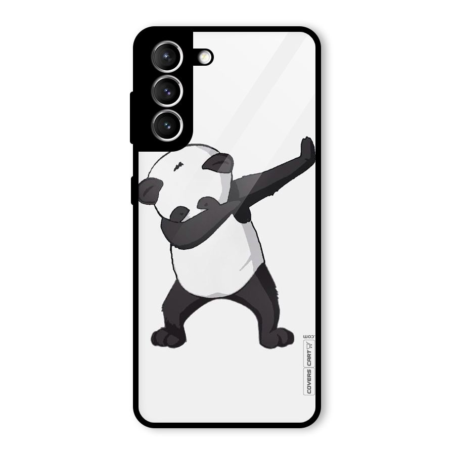 Dab Panda Shoot Glass Back Case for Galaxy S21 5G