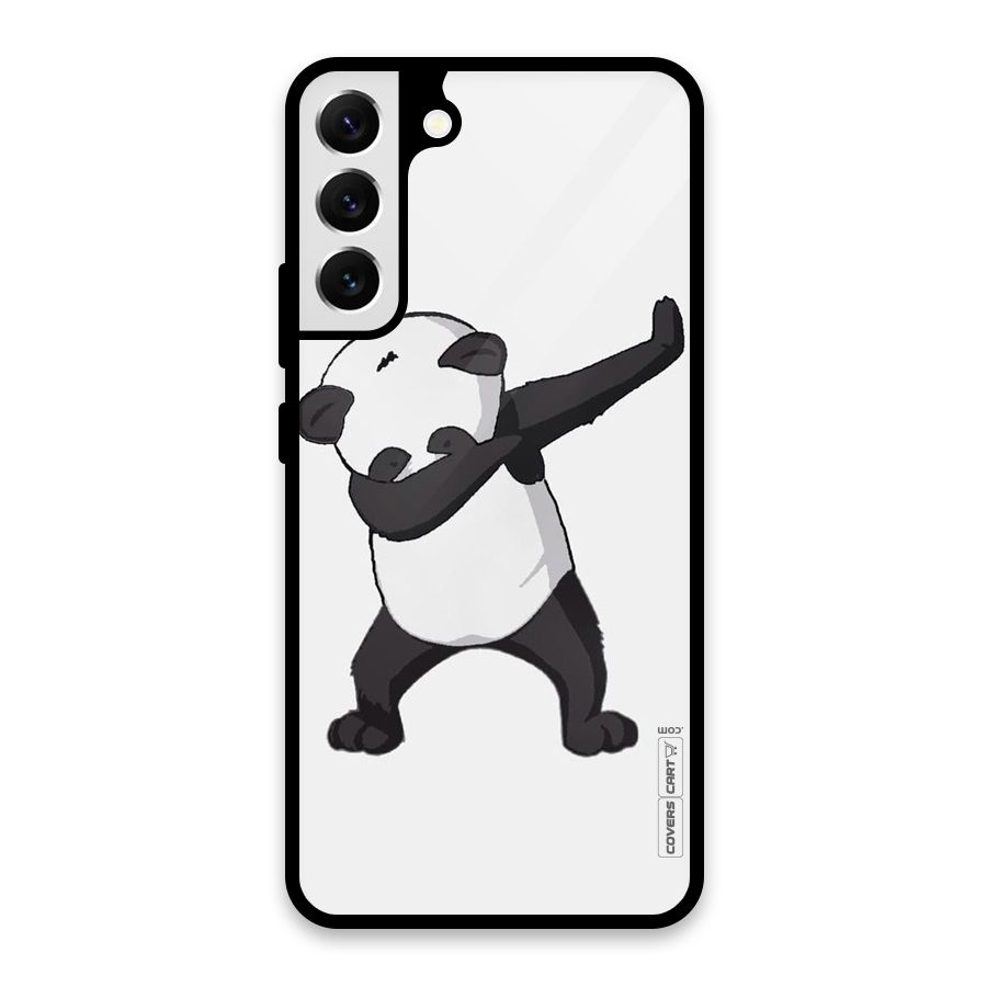 Dab Panda Shoot Glass Back Case for Galaxy S22 Plus 5G