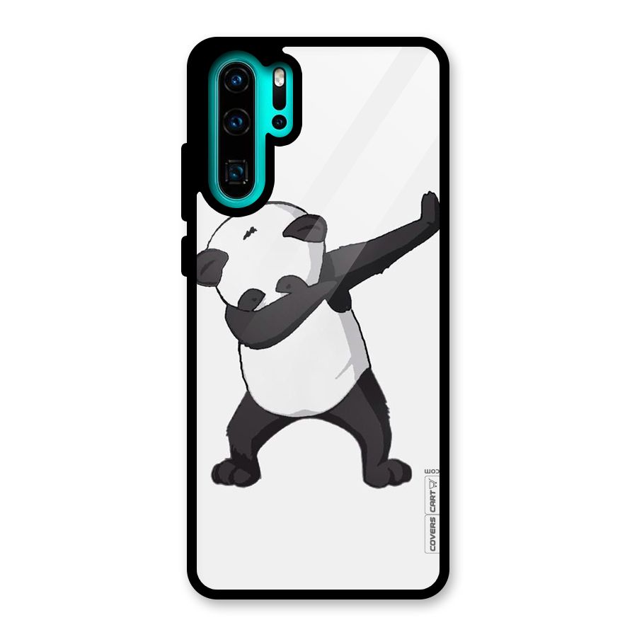 Dab Panda Shoot Glass Back Case for Huawei P30 Pro