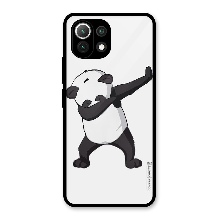 Dab Panda Shoot Glass Back Case for Mi 11 Lite NE 5G