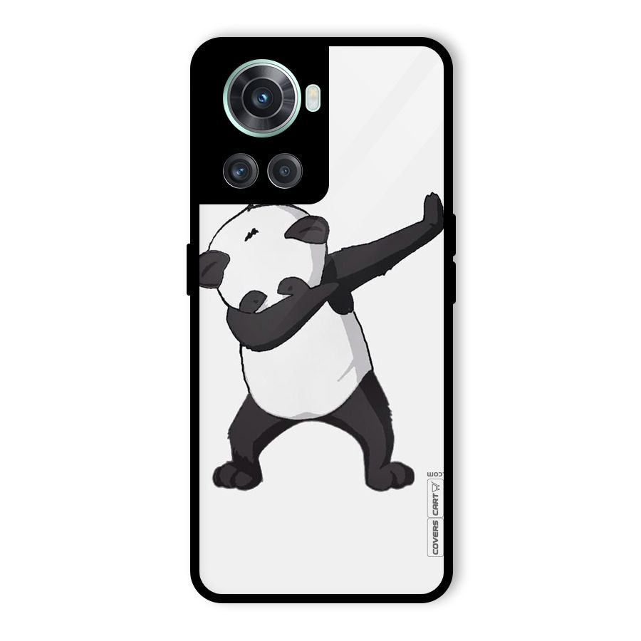 Dab Panda Shoot Glass Back Case for OnePlus 10R