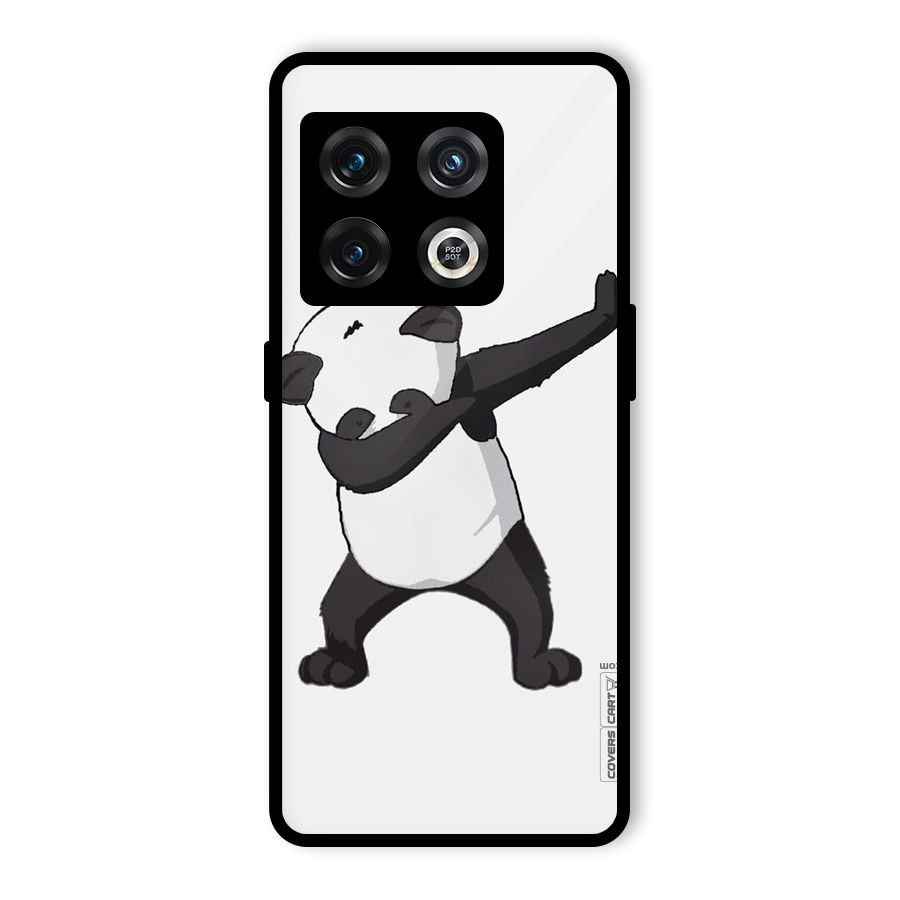 Dab Panda Shoot Glass Back Case for OnePlus 10 Pro 5G