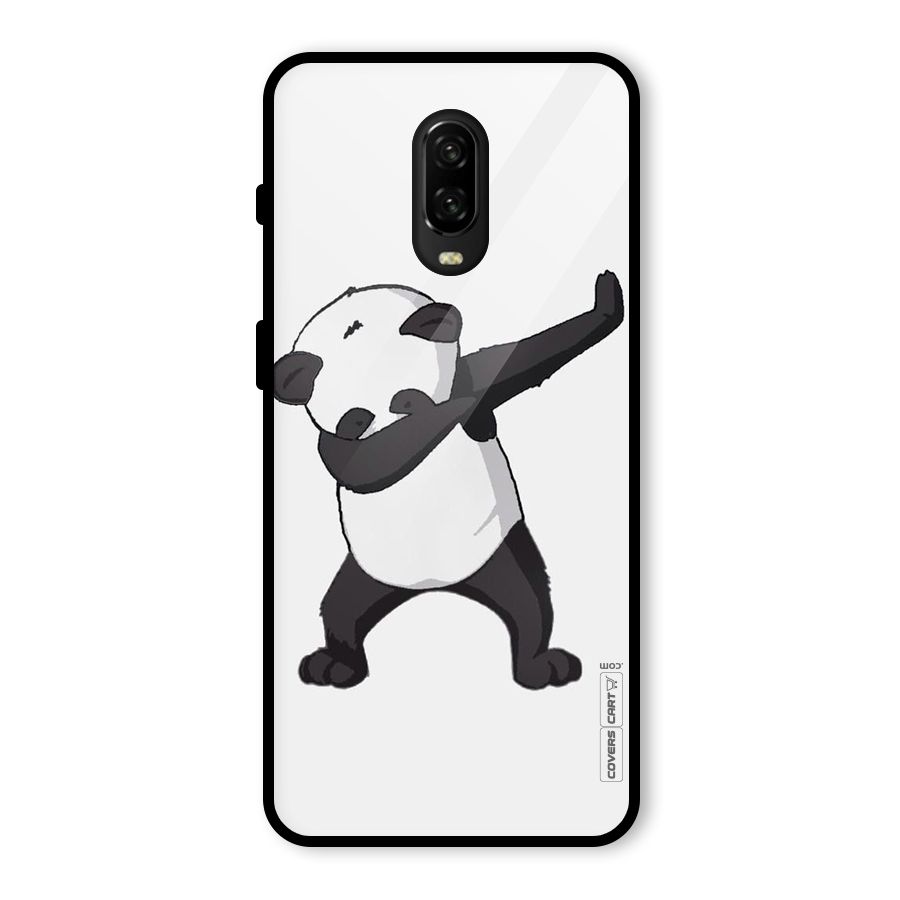 Dab Panda Shoot Glass Back Case for OnePlus 6T