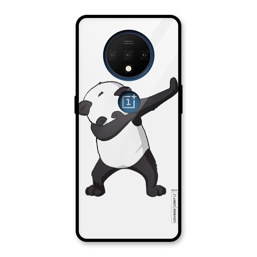 Dab Panda Shoot Glass Back Case for OnePlus 7T