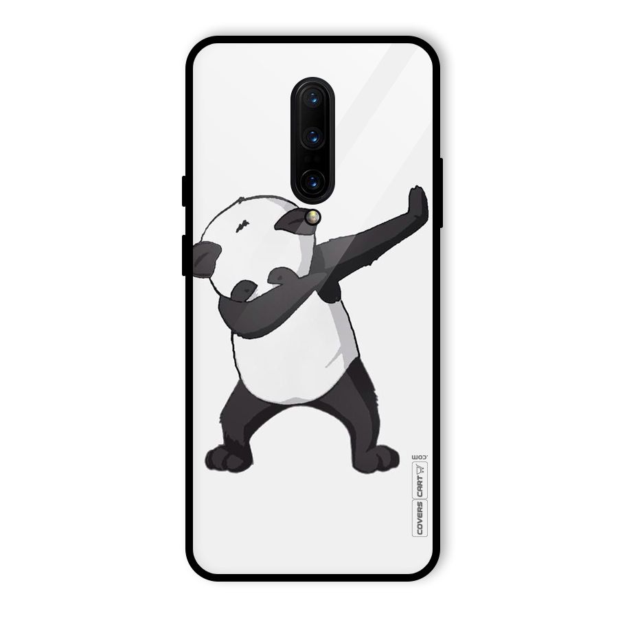 Dab Panda Shoot Glass Back Case for OnePlus 7 Pro