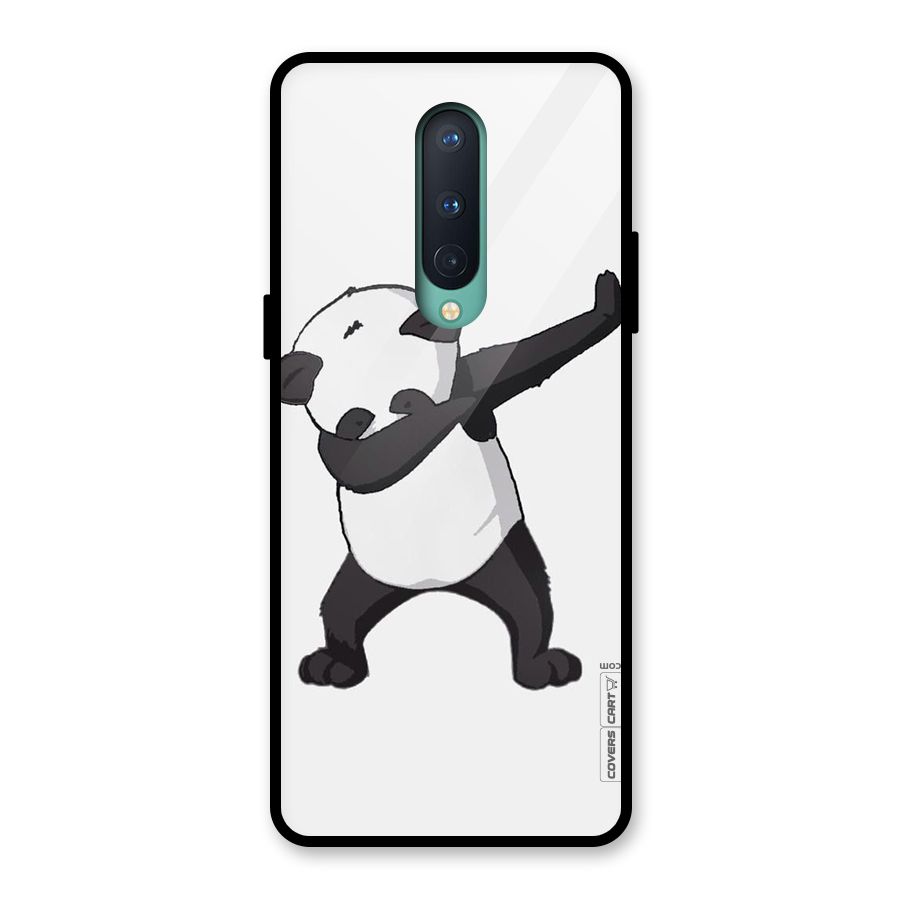 Dab Panda Shoot Glass Back Case for OnePlus 8