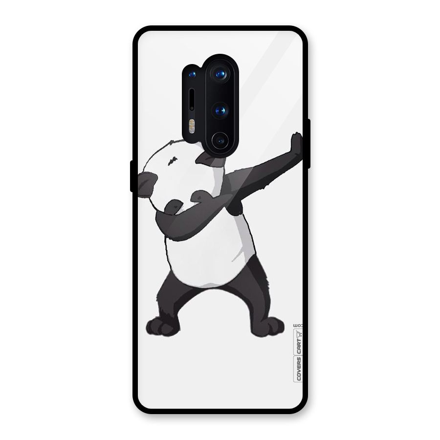 Dab Panda Shoot Glass Back Case for OnePlus 8 Pro