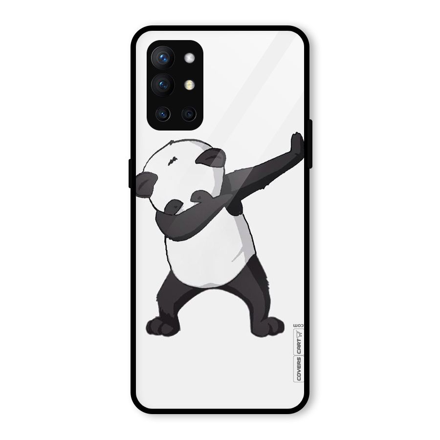 Dab Panda Shoot Glass Back Case for OnePlus 9R