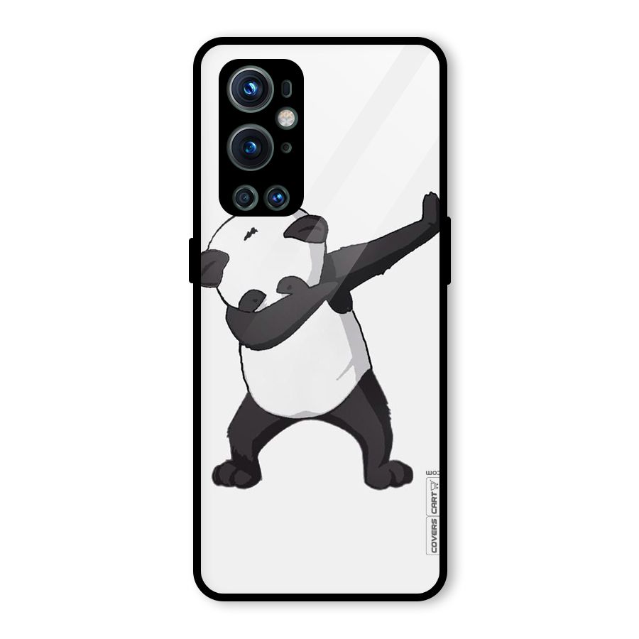 Dab Panda Shoot Glass Back Case for OnePlus 9 Pro
