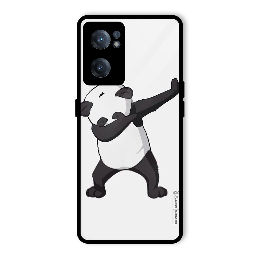 Dab Panda Shoot Glass Back Case for OnePlus Nord CE 2 5G