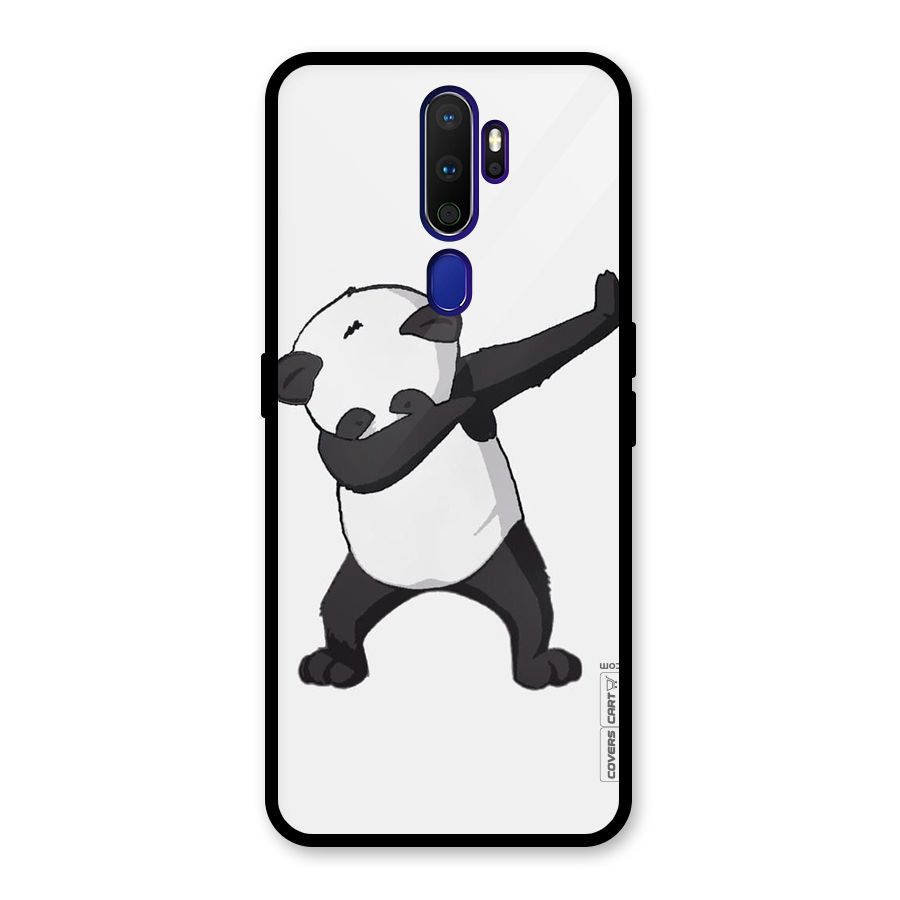 Dab Panda Shoot Glass Back Case for Oppo A9 (2020)