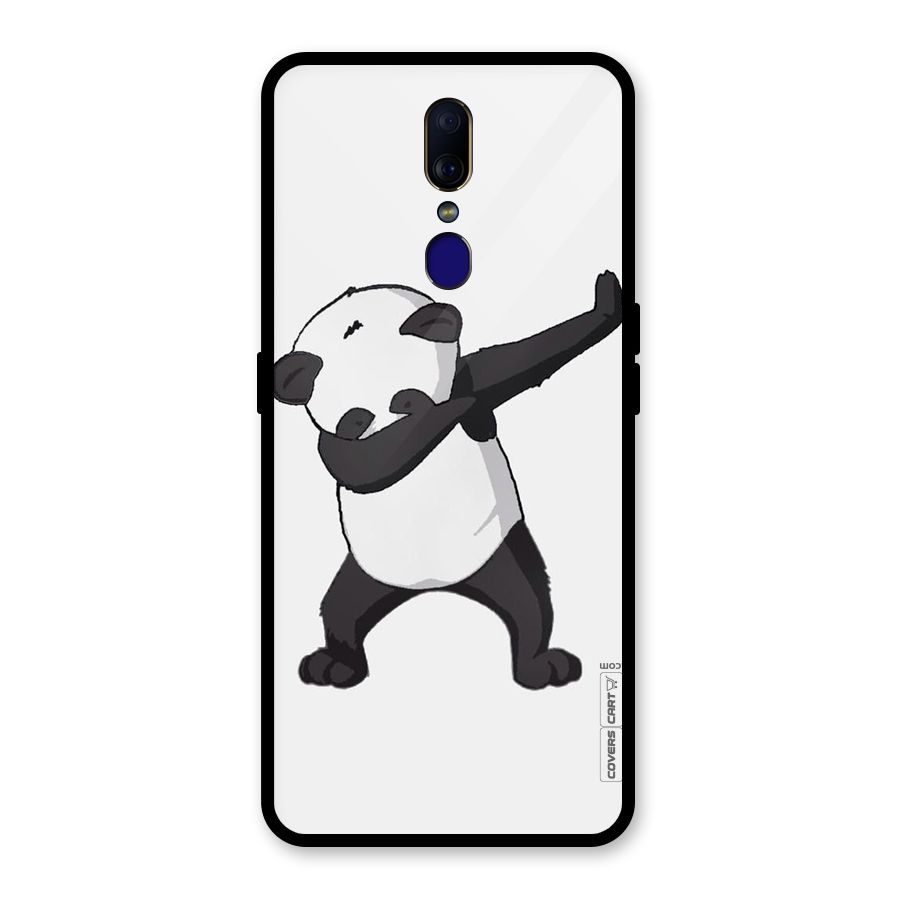 Dab Panda Shoot Glass Back Case for Oppo F11