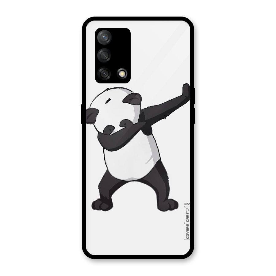 Dab Panda Shoot Glass Back Case for Oppo F19