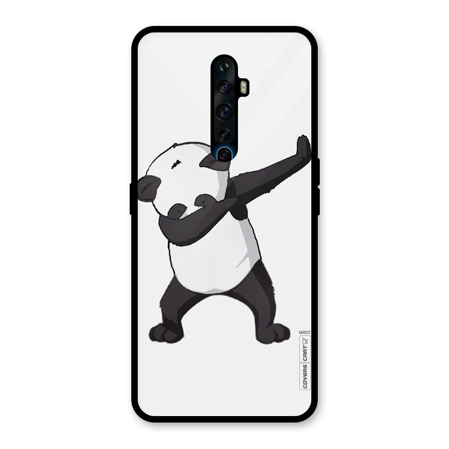 Dab Panda Shoot Glass Back Case for Oppo Reno2 F