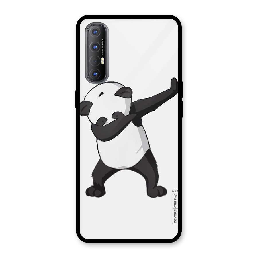 Dab Panda Shoot Glass Back Case for Oppo Reno3 Pro