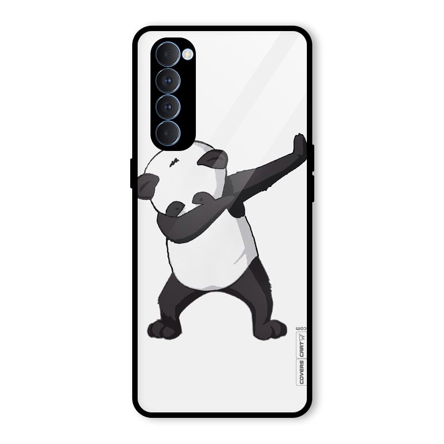 Dab Panda Shoot Glass Back Case for Oppo Reno4 Pro