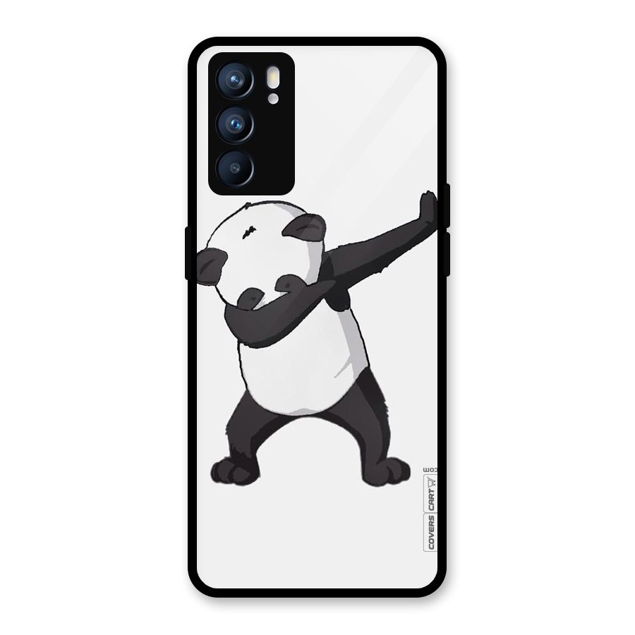 Dab Panda Shoot Glass Back Case for Oppo Reno6 5G