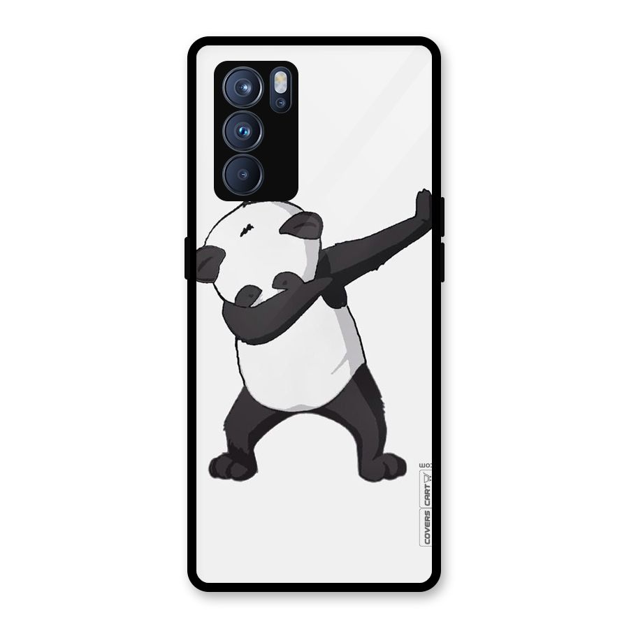 Dab Panda Shoot Glass Back Case for Oppo Reno6 Pro 5G