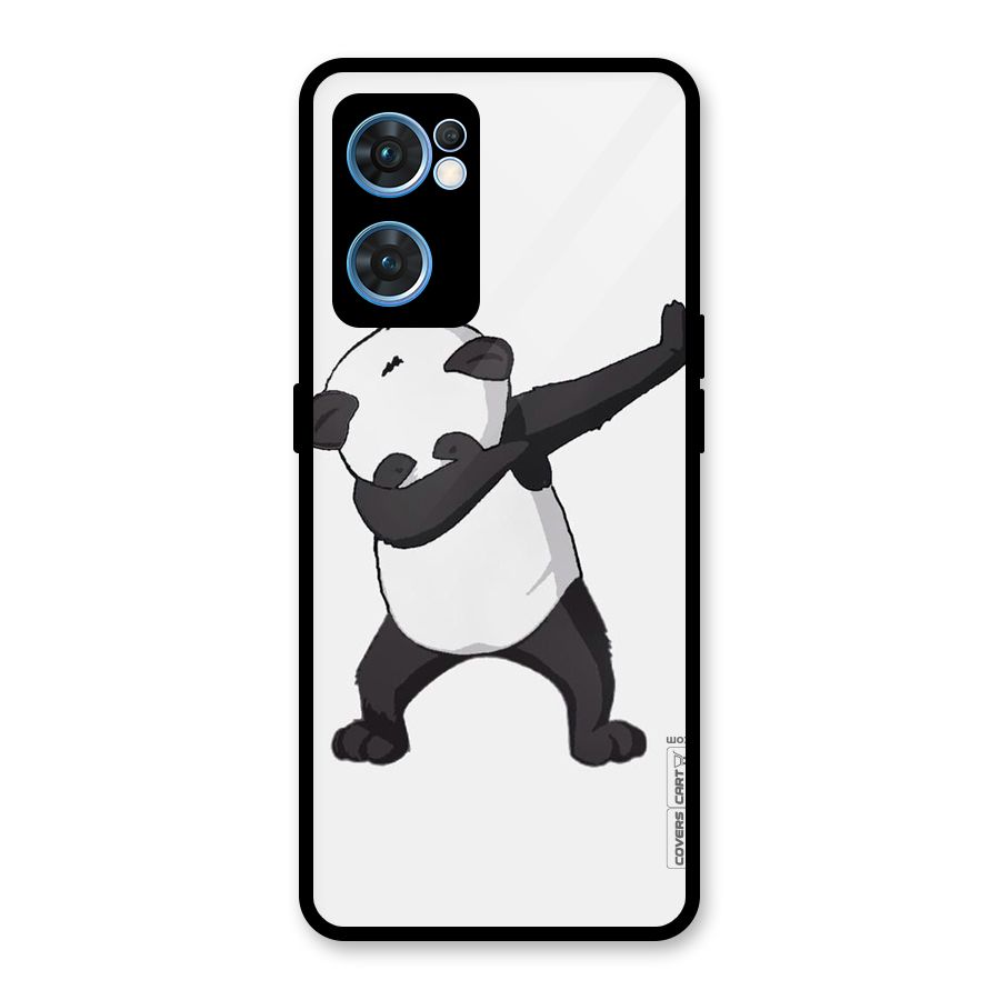 Dab Panda Shoot Glass Back Case for Oppo Reno7 5G