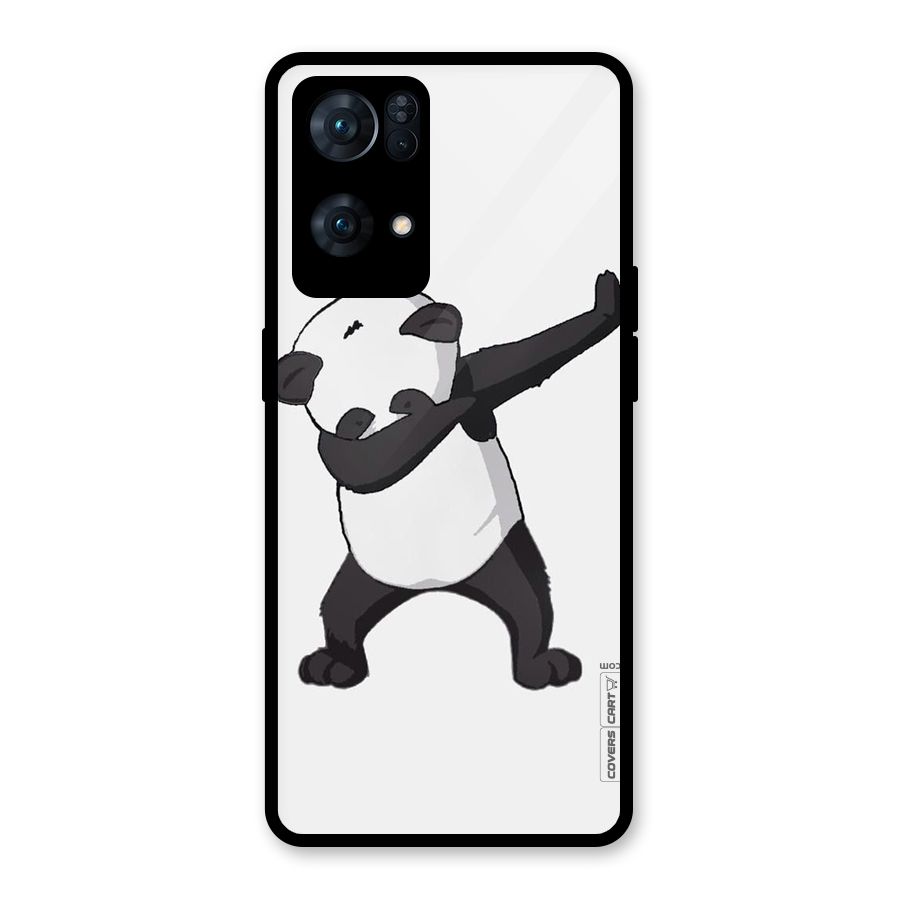 Dab Panda Shoot Glass Back Case for Oppo Reno7 Pro 5G