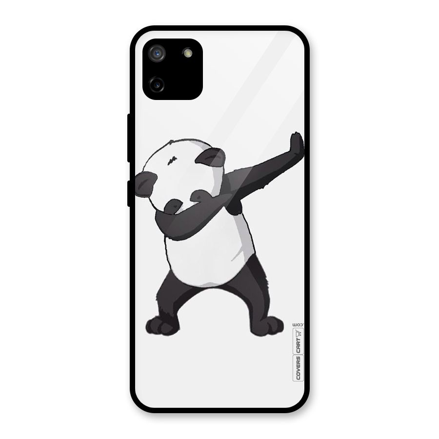 Dab Panda Shoot Glass Back Case for Realme C11
