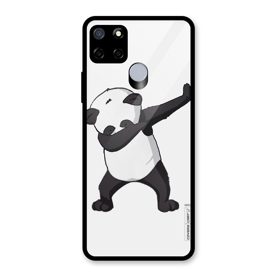 Dab Panda Shoot Glass Back Case for Realme C12