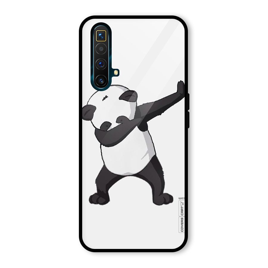 Dab Panda Shoot Glass Back Case for Realme X3