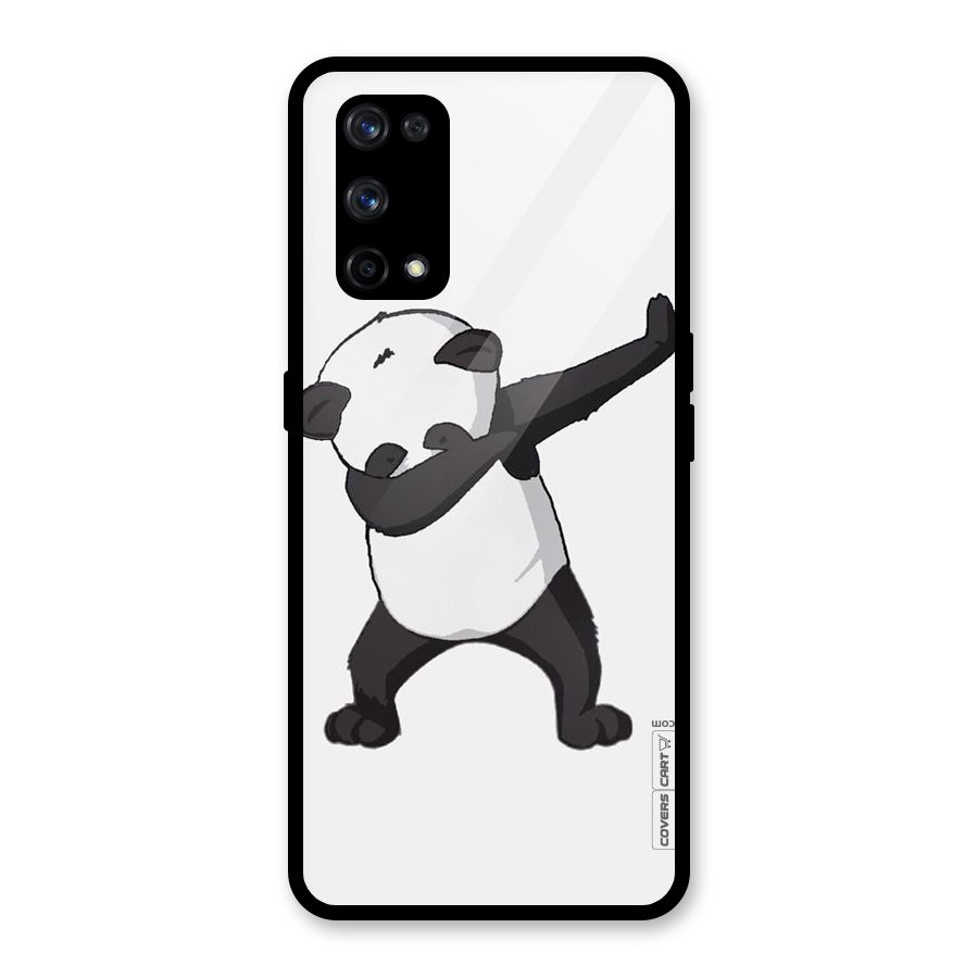 Dab Panda Shoot Glass Back Case for Realme X7 Pro