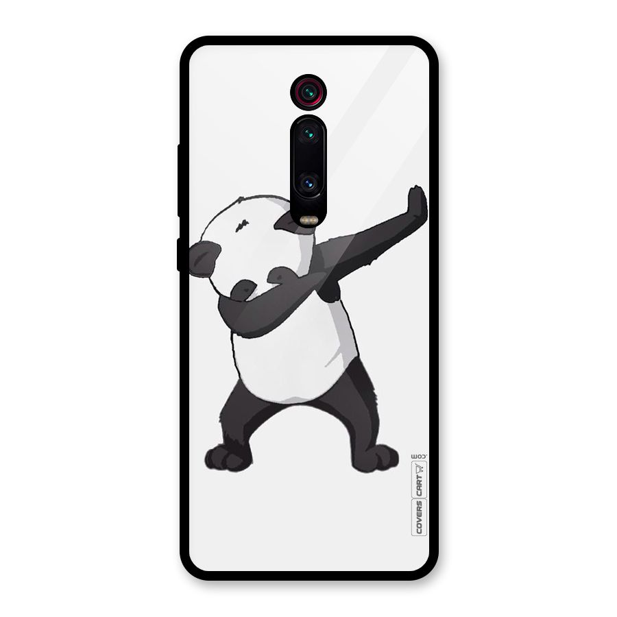 Dab Panda Shoot Glass Back Case for Redmi K20