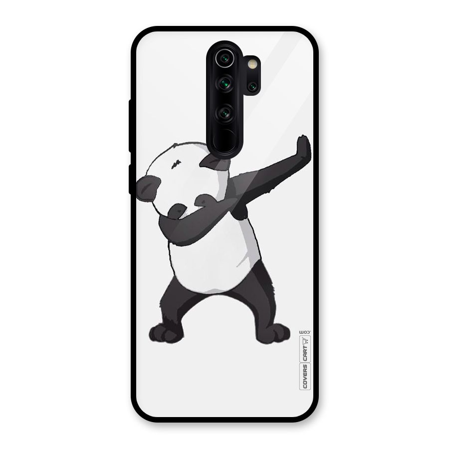 Dab Panda Shoot Glass Back Case for Redmi Note 8 Pro