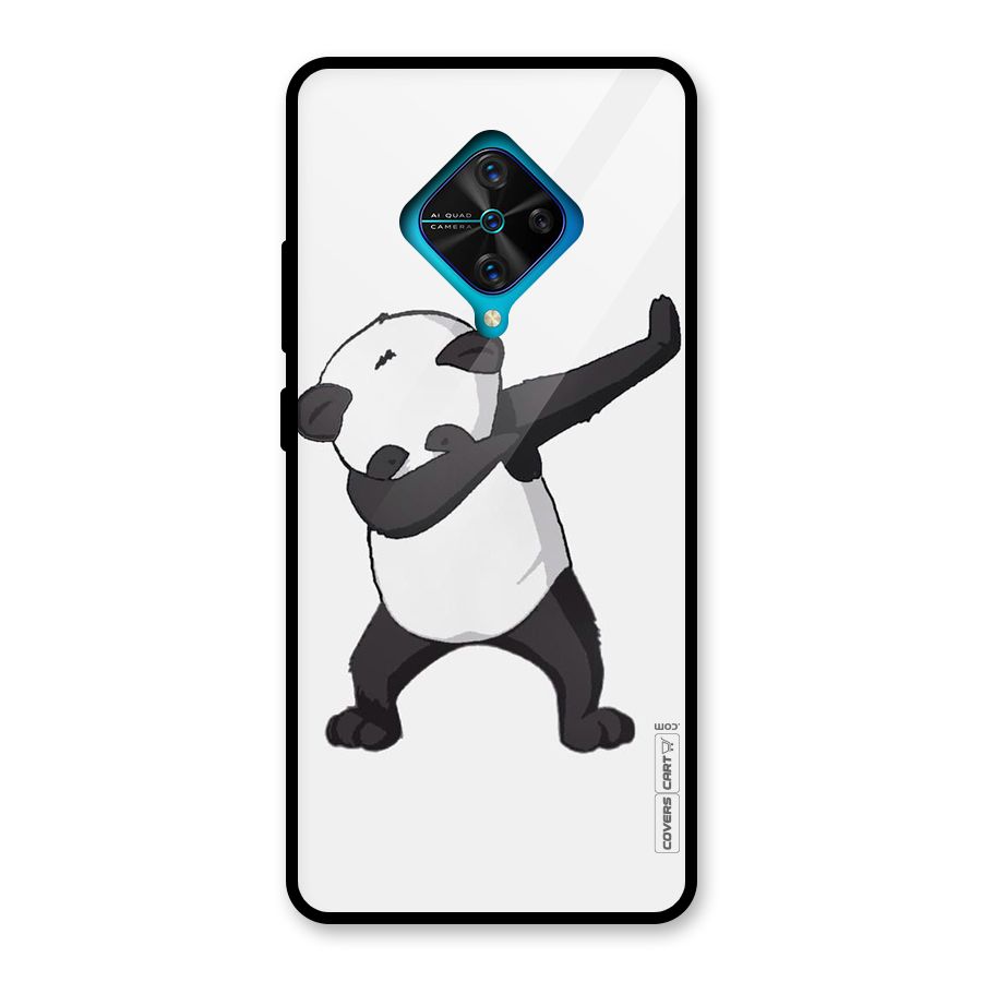 Dab Panda Shoot Glass Back Case for Vivo S1 Pro
