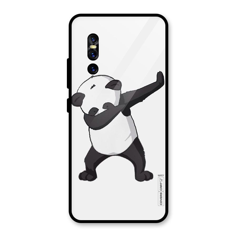 Dab Panda Shoot Glass Back Case for Vivo V15 Pro