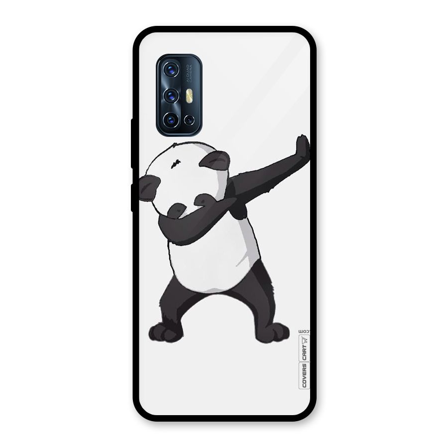 Dab Panda Shoot Glass Back Case for Vivo V17