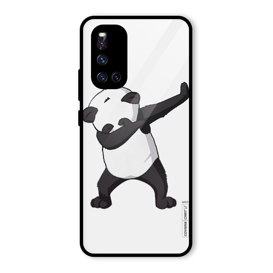 Dab Panda Shoot Glass Back Case for Vivo V19