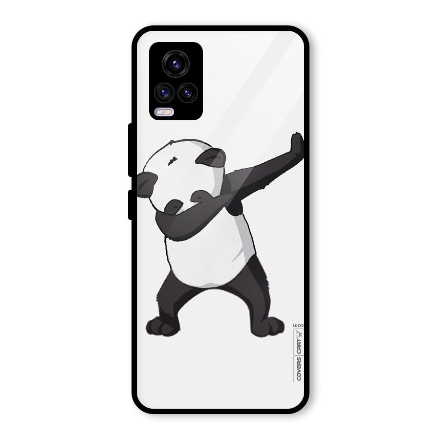Dab Panda Shoot Glass Back Case for Vivo V20