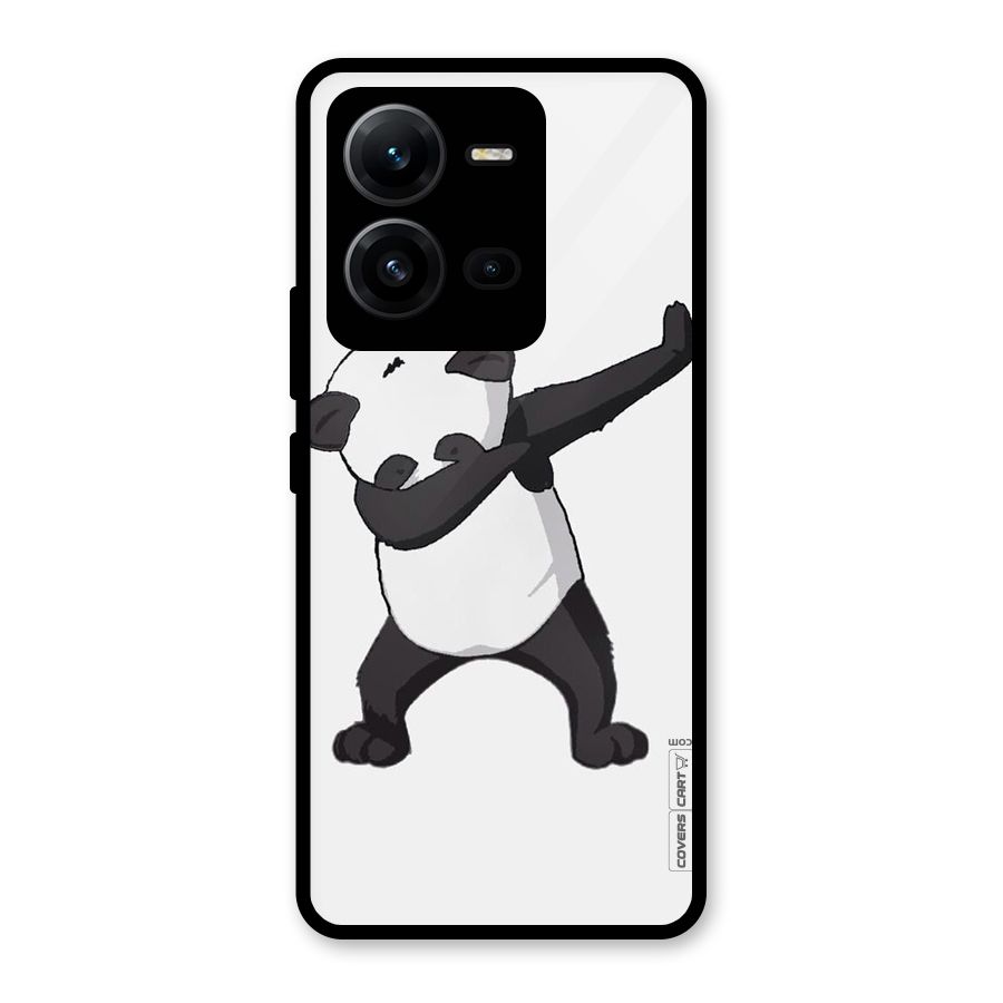 Dab Panda Shoot Glass Back Case for Vivo V25