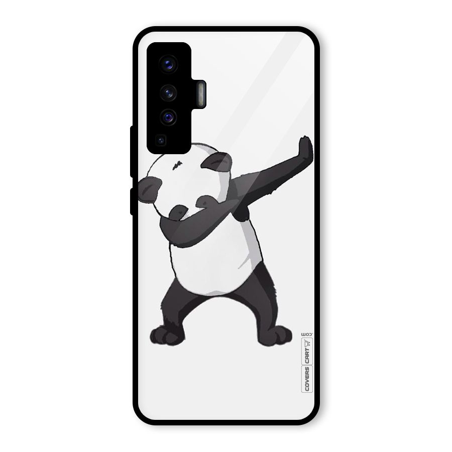 Dab Panda Shoot Glass Back Case for Vivo X50