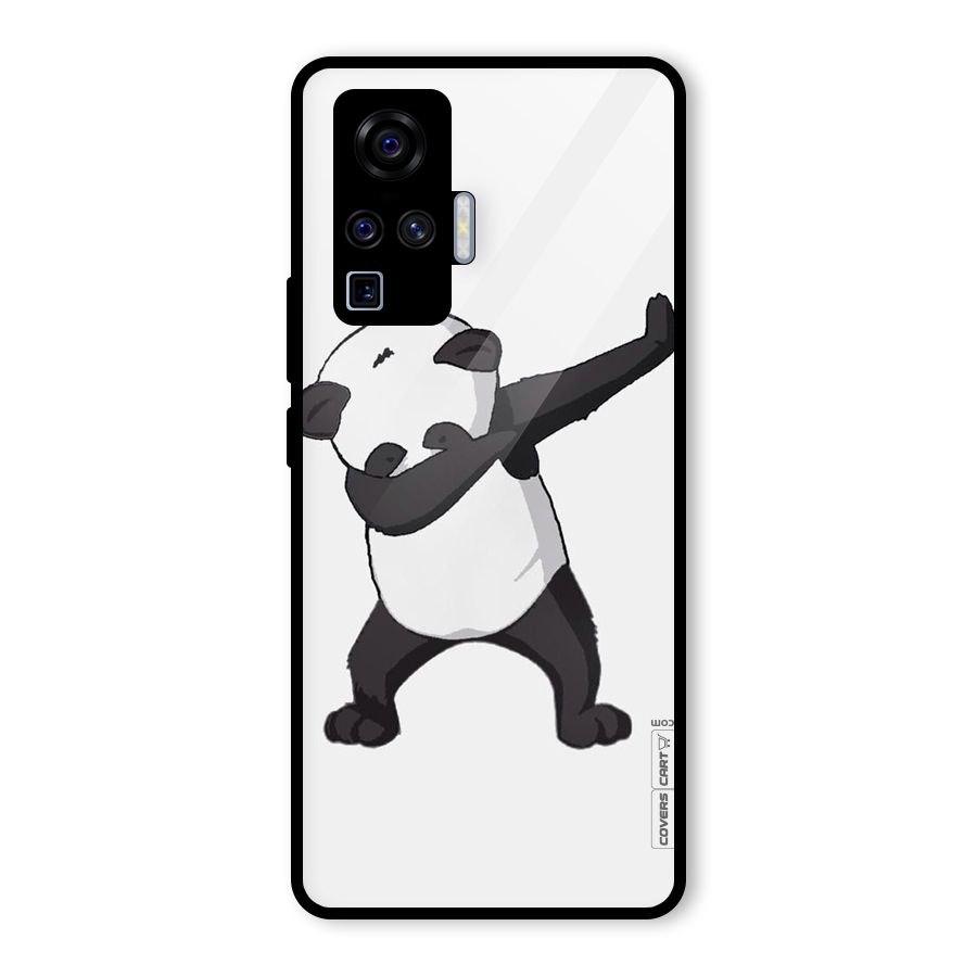 Dab Panda Shoot Glass Back Case for Vivo X50 Pro