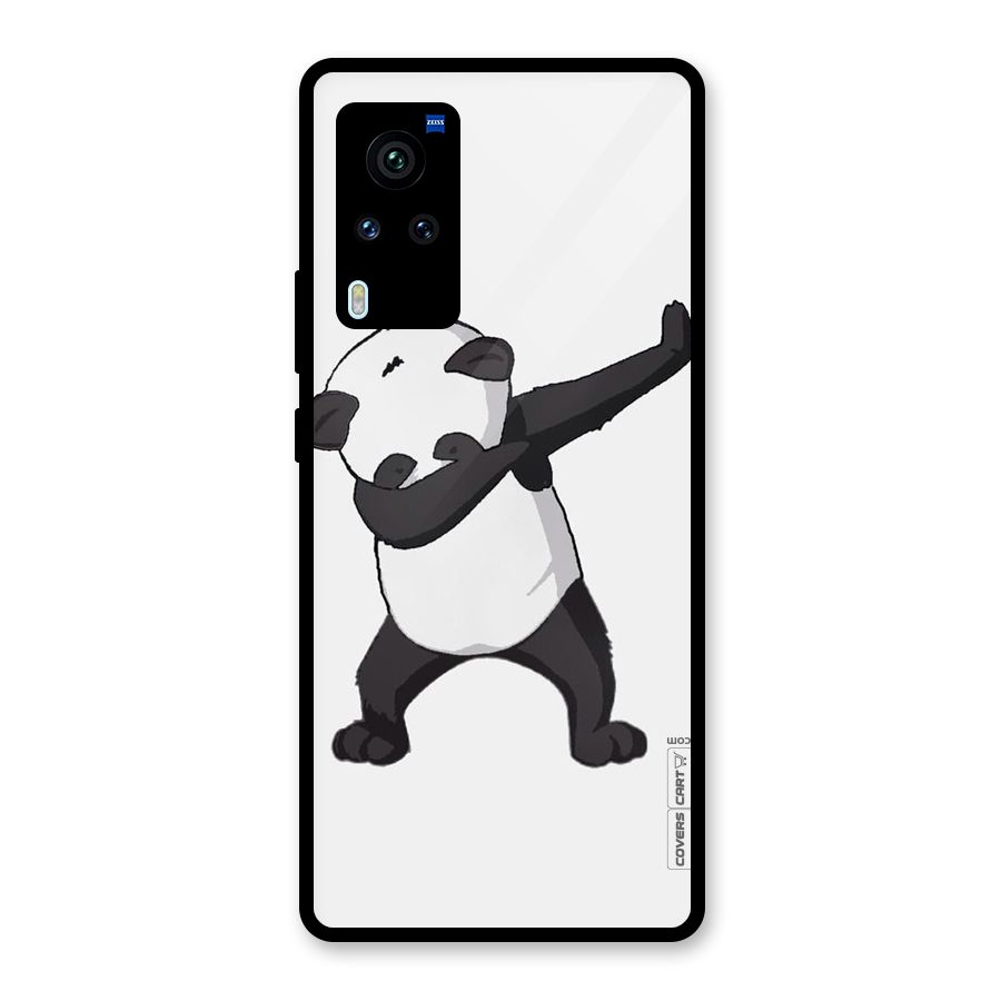 Dab Panda Shoot Glass Back Case for Vivo X60 Pro