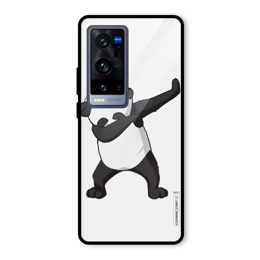 Dab Panda Shoot Glass Back Case for Vivo X60 Pro Plus