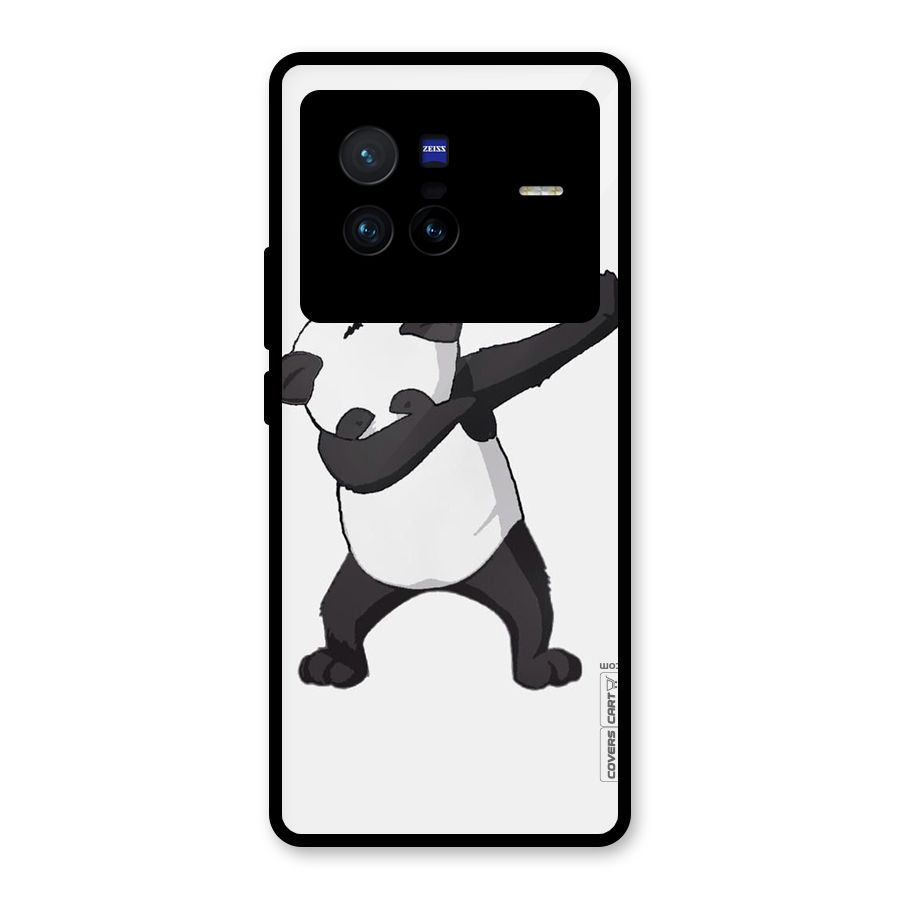 Dab Panda Shoot Glass Back Case for Vivo X80