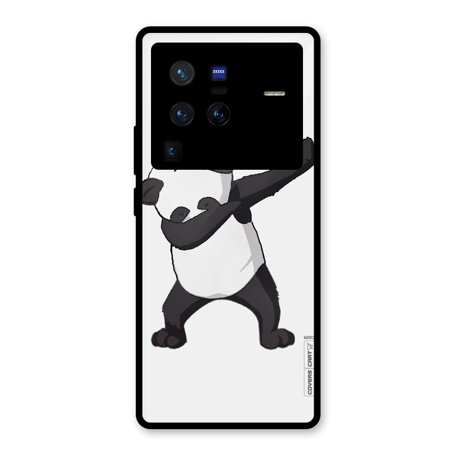 Dab Panda Shoot Glass Back Case for Vivo X80 Pro