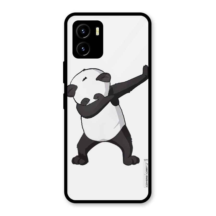 Dab Panda Shoot Glass Back Case for Vivo Y15s