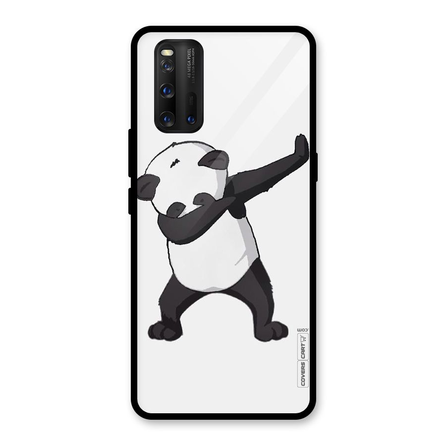Dab Panda Shoot Glass Back Case for Vivo iQOO 3