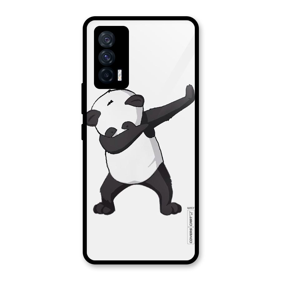 Dab Panda Shoot Glass Back Case for Vivo iQOO 7 5G