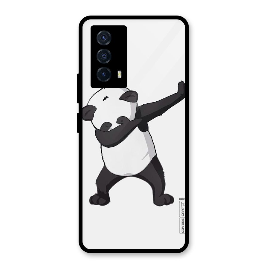 Dab Panda Shoot Glass Back Case for Vivo iQOO Z5