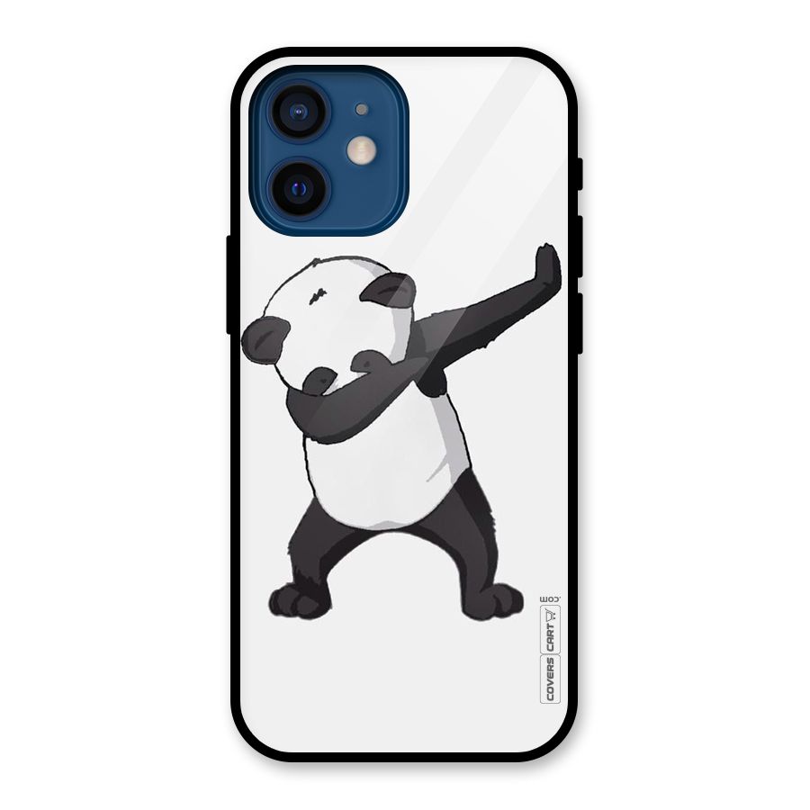 Dab Panda Shoot Glass Back Case for iPhone 12 Mini